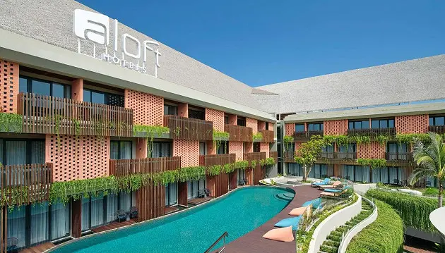 Atostogos Balio stiliumi: ilsėkitės 4★ viešbutyje Aloft Bali Kuta At Beachwalk
