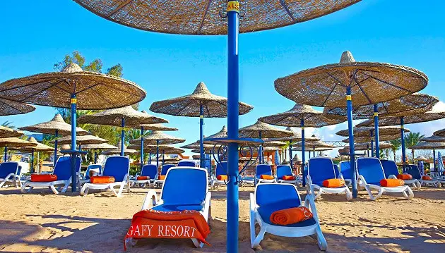 Šarm El Šeicho saulė ir poilsis Egipte: atsipalaiduokite 4★ Gafy Resort Aqua Park viešbutyje su ultra viskas įskaičiuota